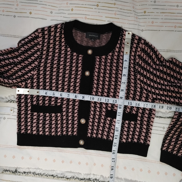 Majorelle Carrie houndstooth knit skirt set S - Picture 16 of 16